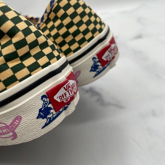 Vans X Mami Wata VR3 Cush Checkerboard Cream Skater Sneakers Men 7.5 Limited - Picture 7 of 14